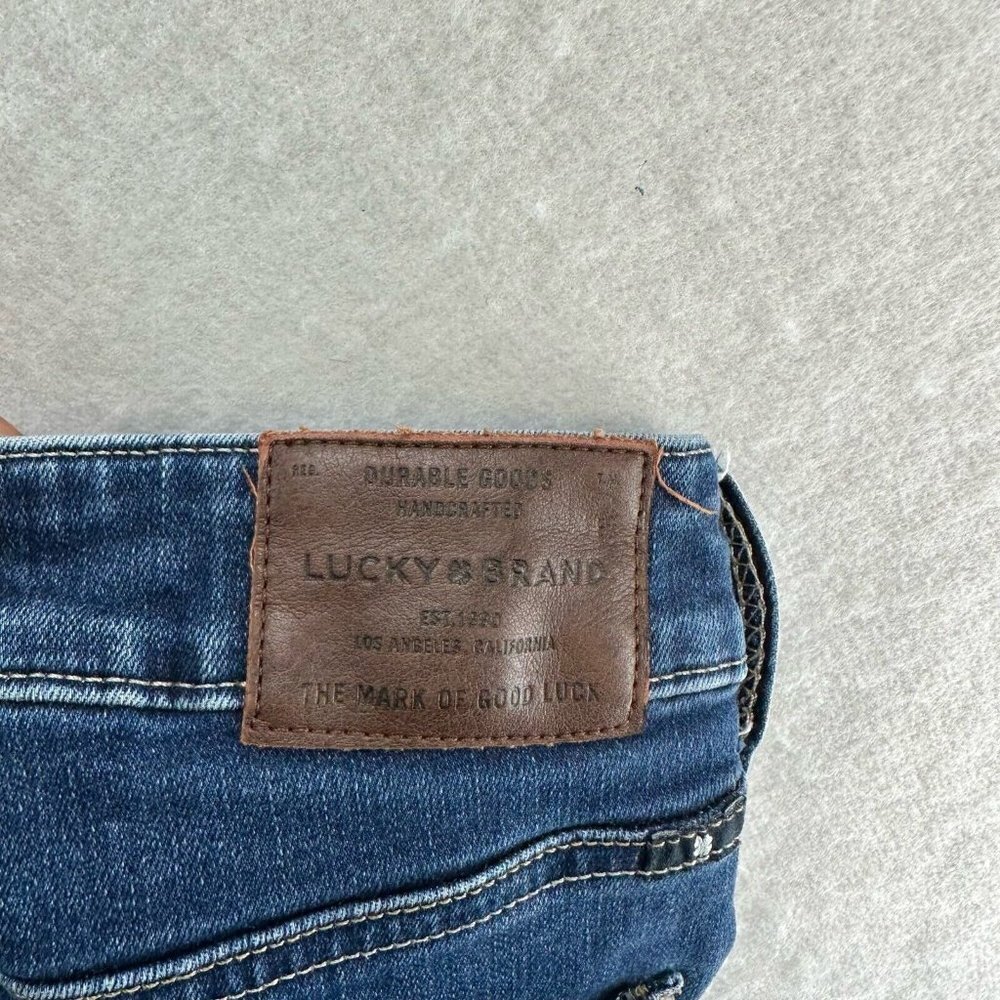 Lucky Brand Jeans Womens Size 28 Skinny Leg Medium Washed Denim Blue - Picture 7 of 10